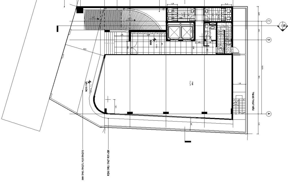 Hồ sơ thiết kế văn phòng 9 tầng - diện tích đất 500m2