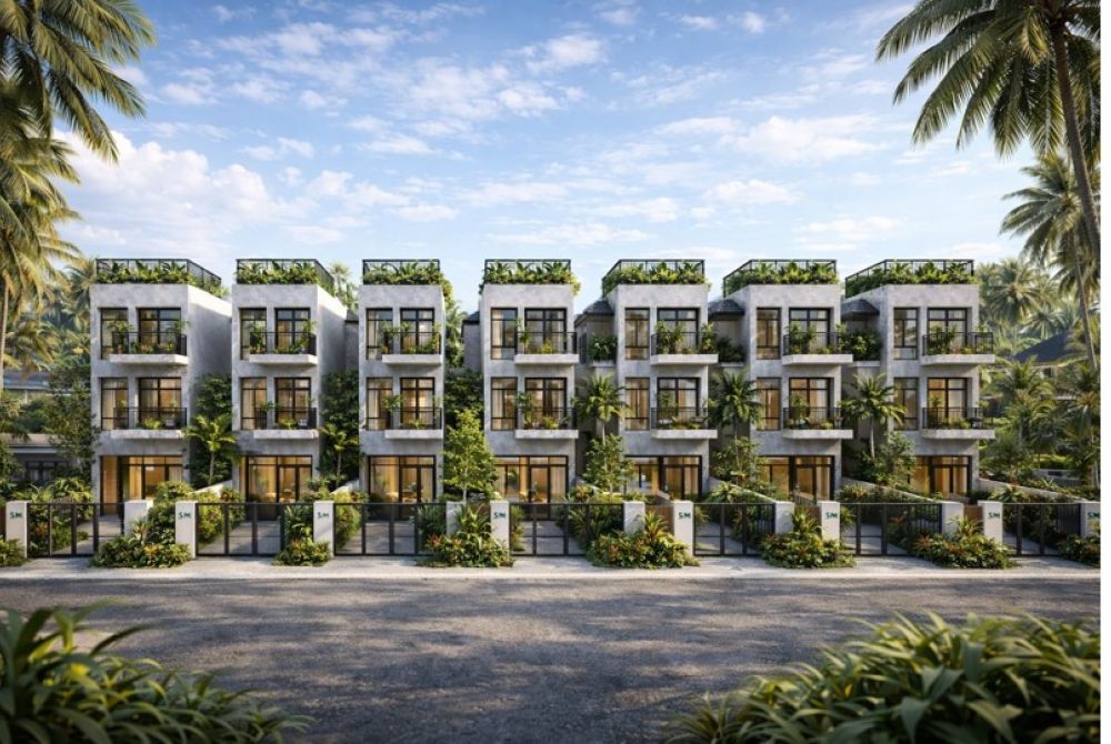Nhà phố phân lô 7 căn 360 m2