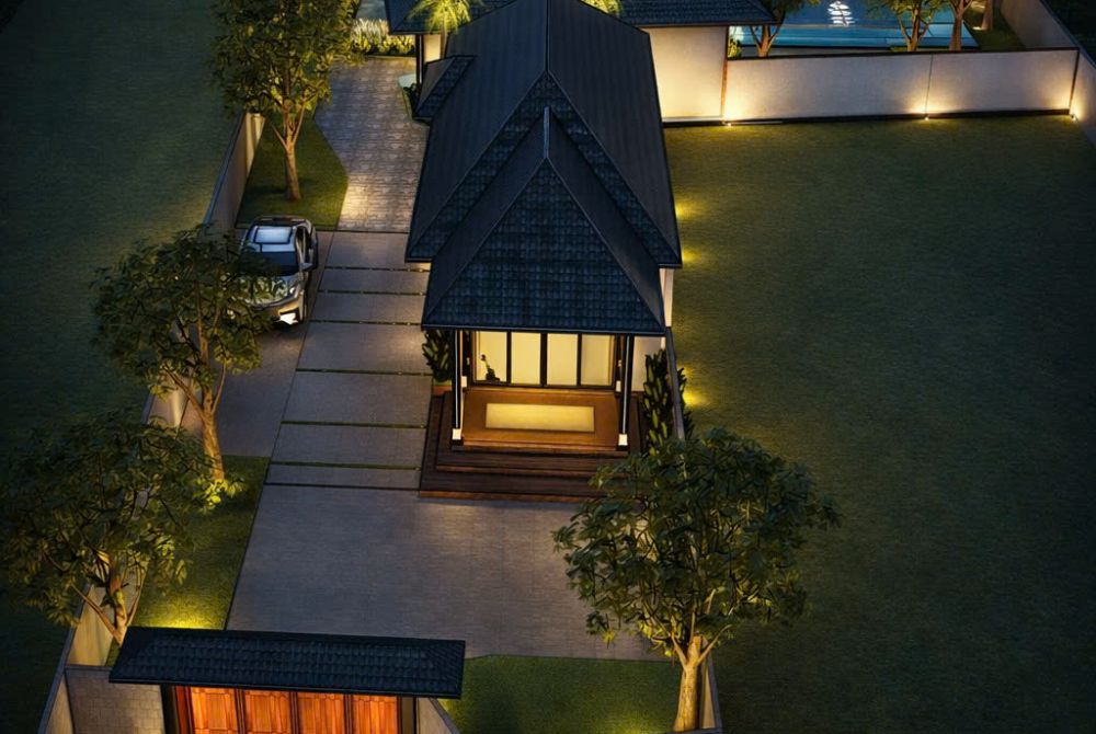 Biệt thự một tầng Long An 1.200 m2