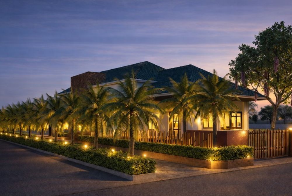 Biệt thự một tầng Long An 1.150 m2