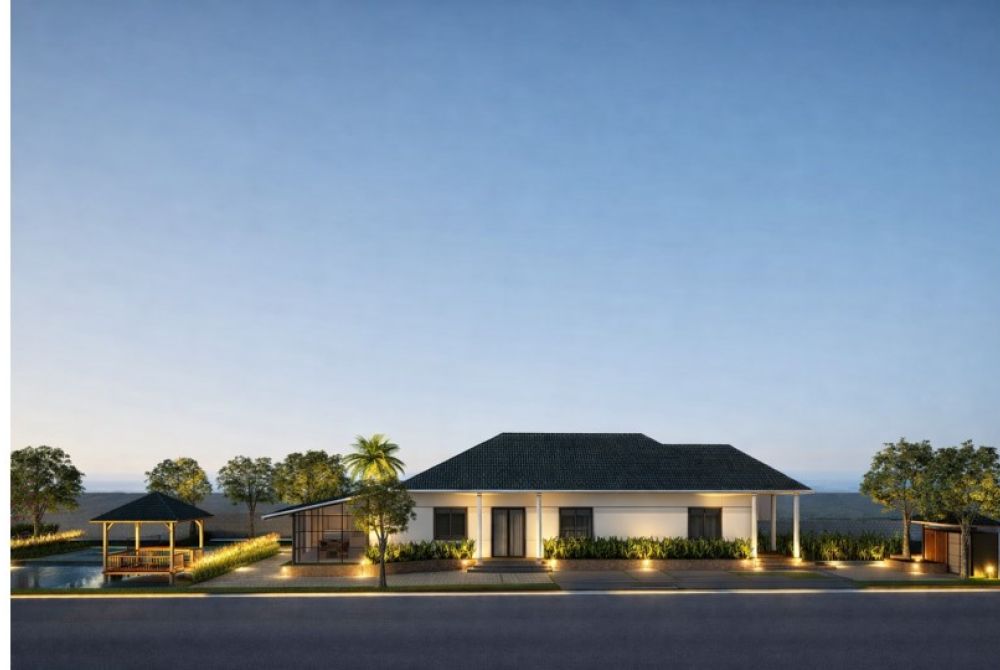 Biệt thự một tầng Long An 1.200 m2